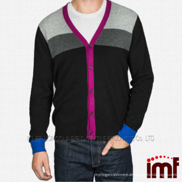 Fashion Button Style Herren Kaschmir Cardigan Pullover